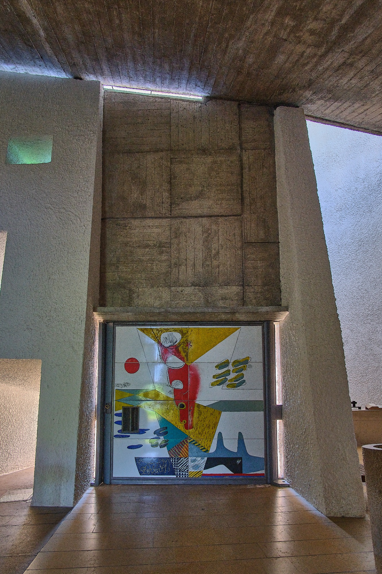Das große Portal der Kapelle, Innenseite