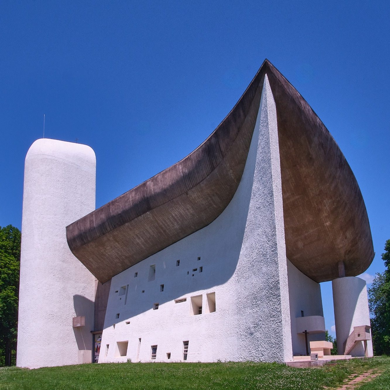 Südöstliche Ecke der Kapelle
